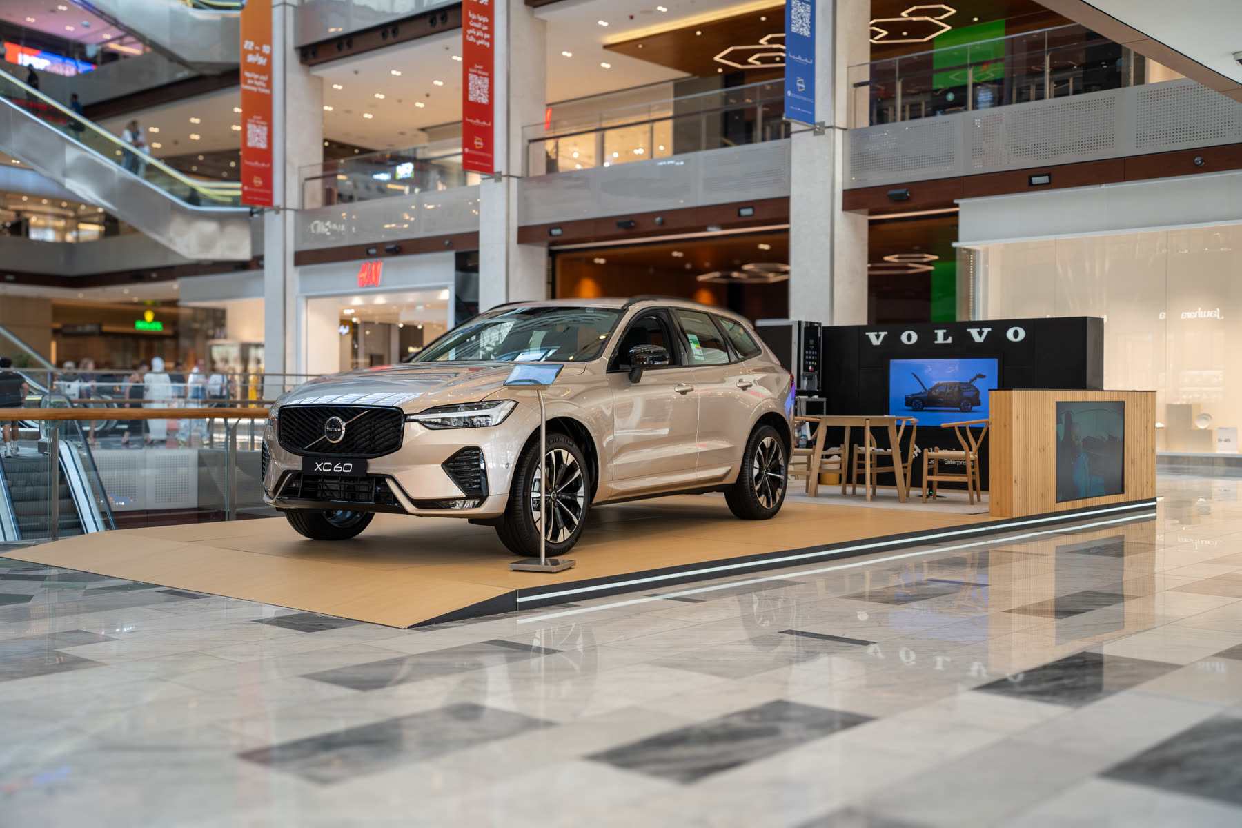 Volvo pop-up at The Galleria